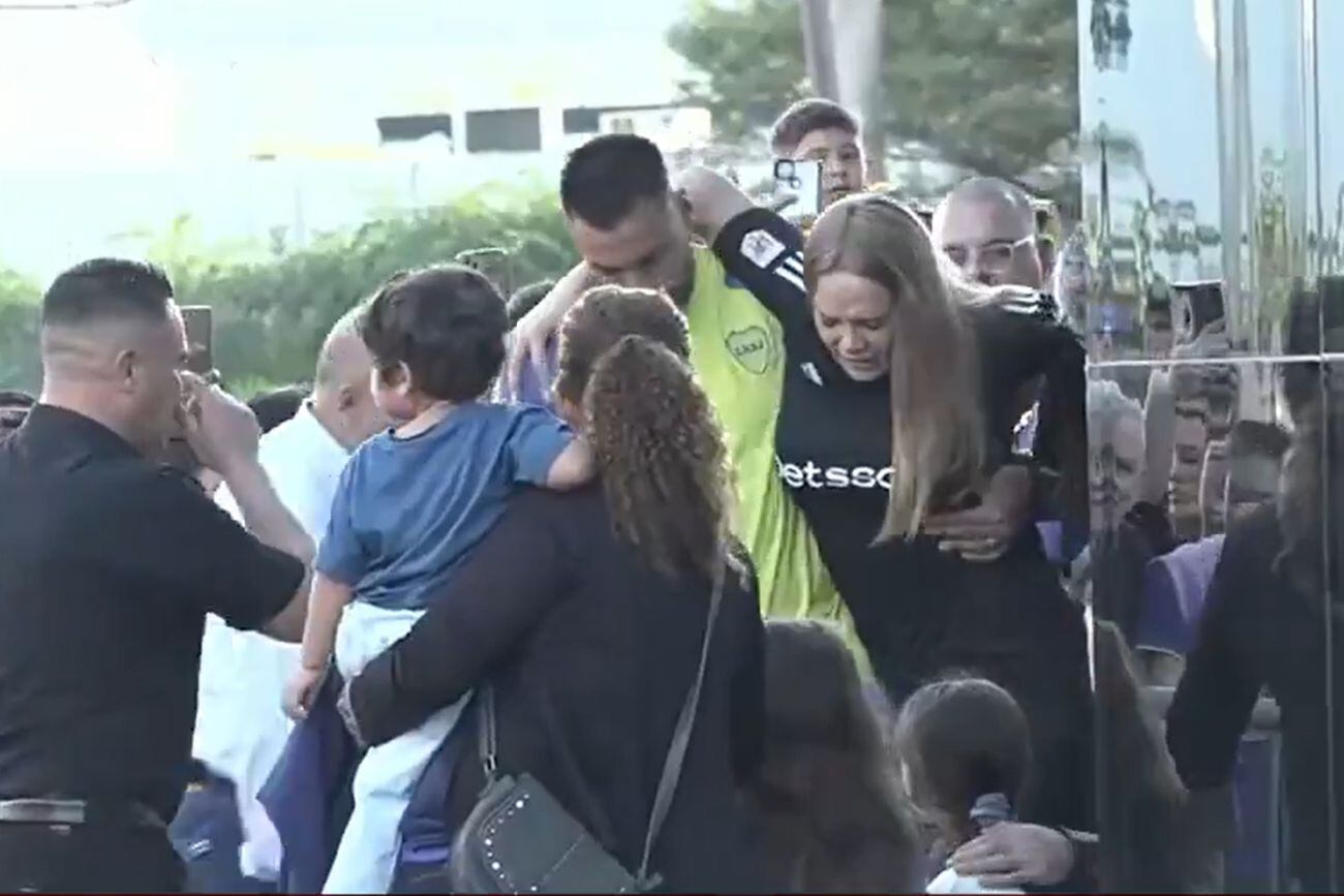 Eliana Guercio sufrió un accidente en Córdoba en la previa del partido de Boca (Captura de pantalla)