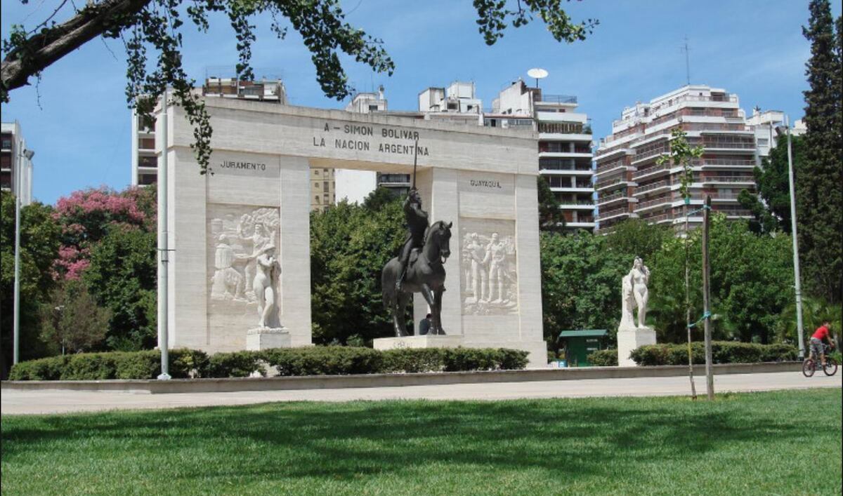 Por el bicentenario del barrio porteño de Caballito colocarán una placa en el Parque Rivadavia