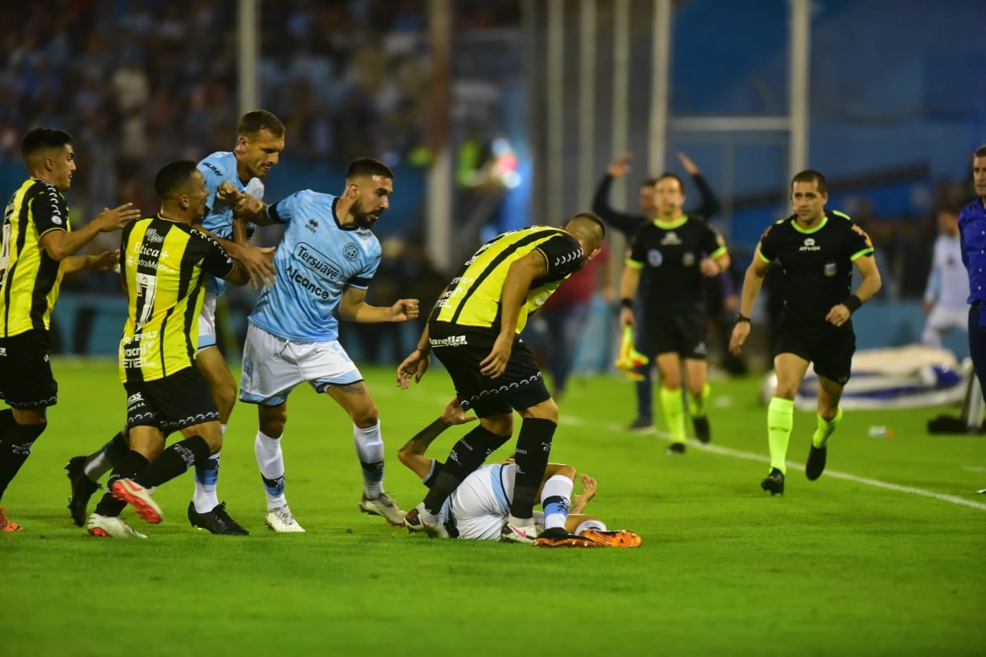 Belgrano y Almirante Brown, por la fecha 14 de la Primera Nacional, en Alberdi. (Nicolás Bravo / La Voz)