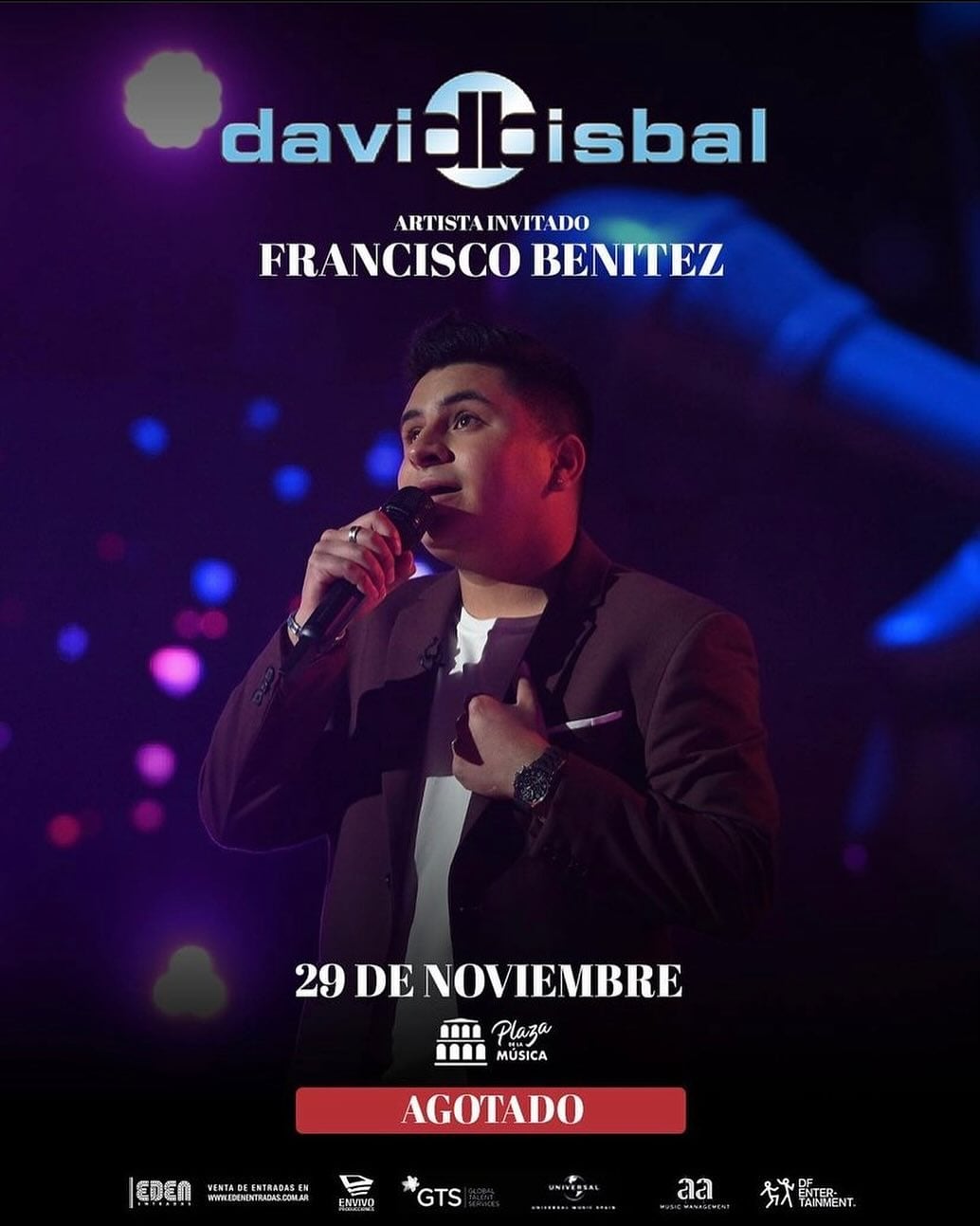 El cordobés será telonero de David Bisbal.