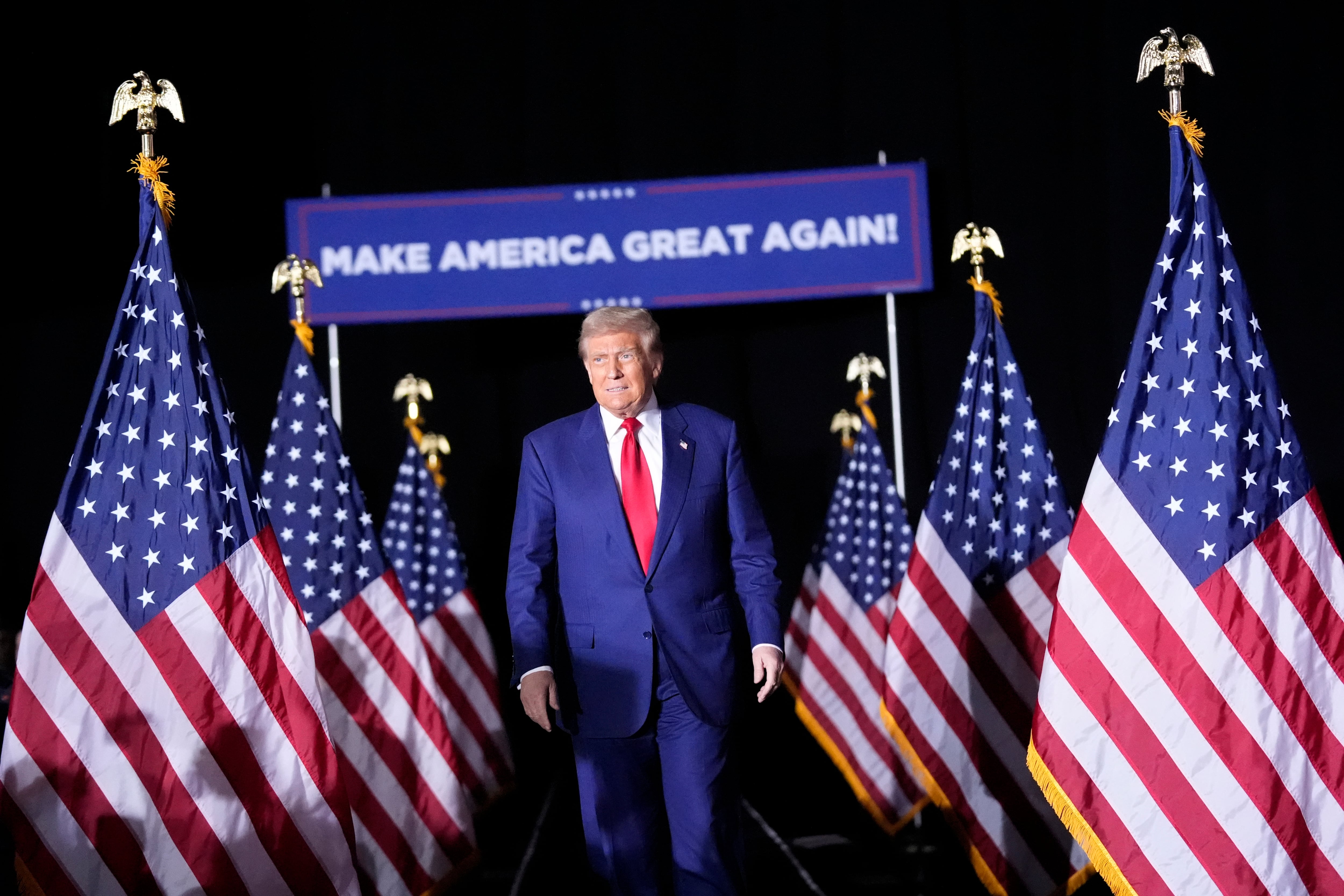 El candidato presidencial republicano, el expresidente Donald Trump. (Foto AP/Alex Brandon)