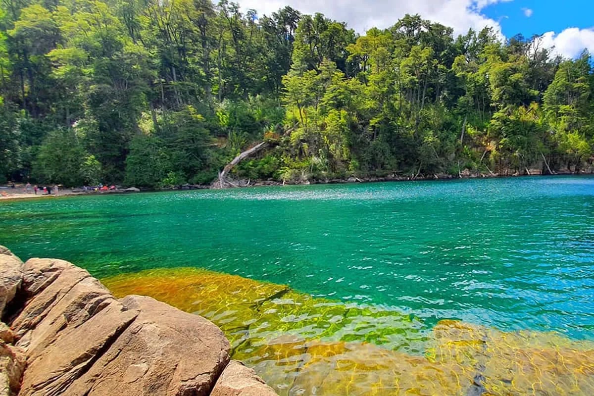 Así es la playa Yuco, el paraíso caribeño de Neuquén.