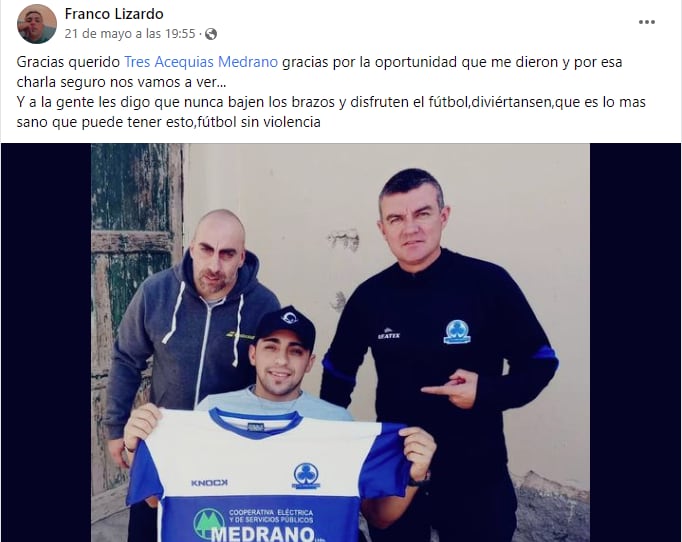 El mensaje de Lisando "Nunca bajen los brazos".