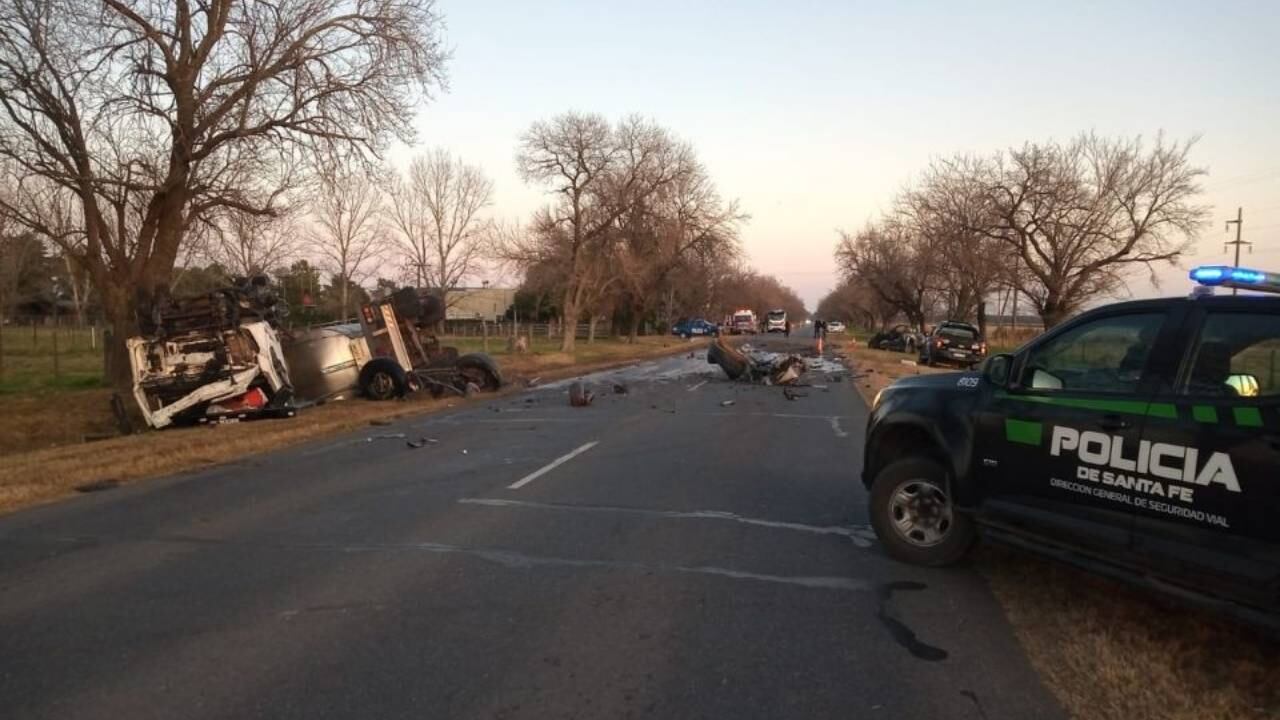 Siniestro vial en la Ruta 70, a la altura de Humboldt