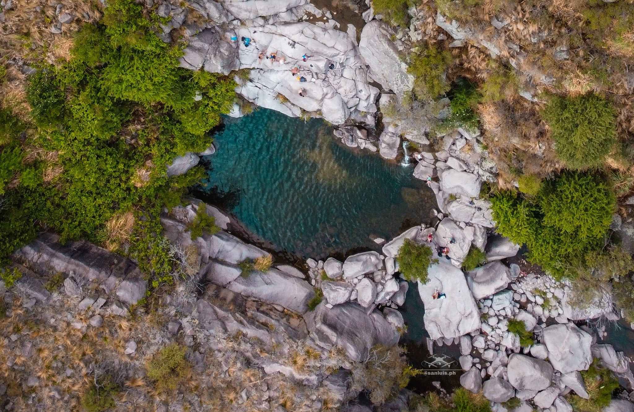 Laguna de las Uvas, Potrero de los Funes