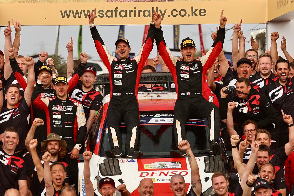 Rally Mundial: notable suceso de Toyota en el Safari de Kenia