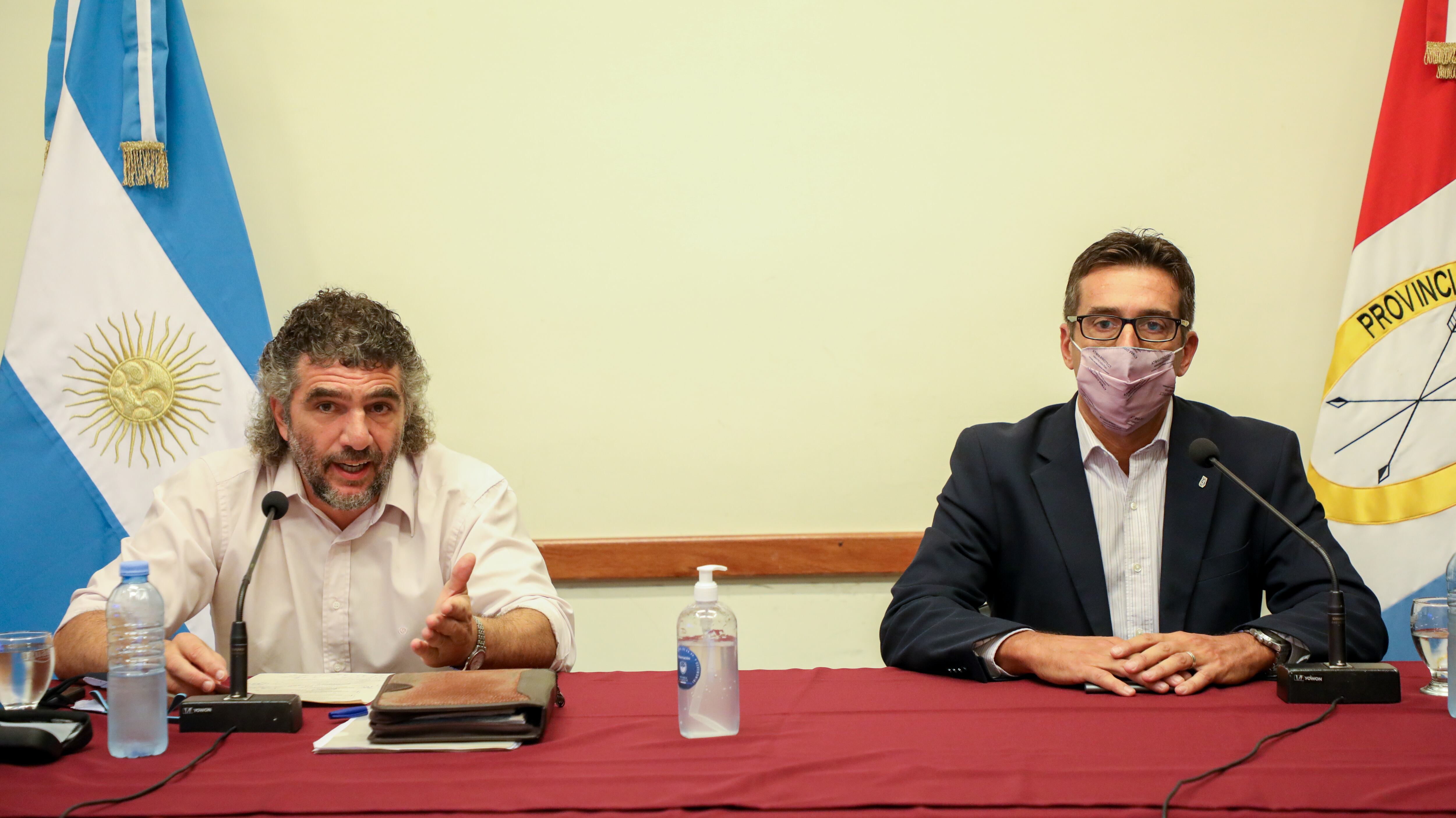 Mauricio Caussi en la audiencia de la EPE. (Gobierno de Santa Fe)