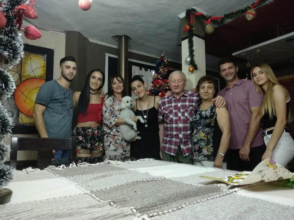 La familia Álvarez- Bessone.