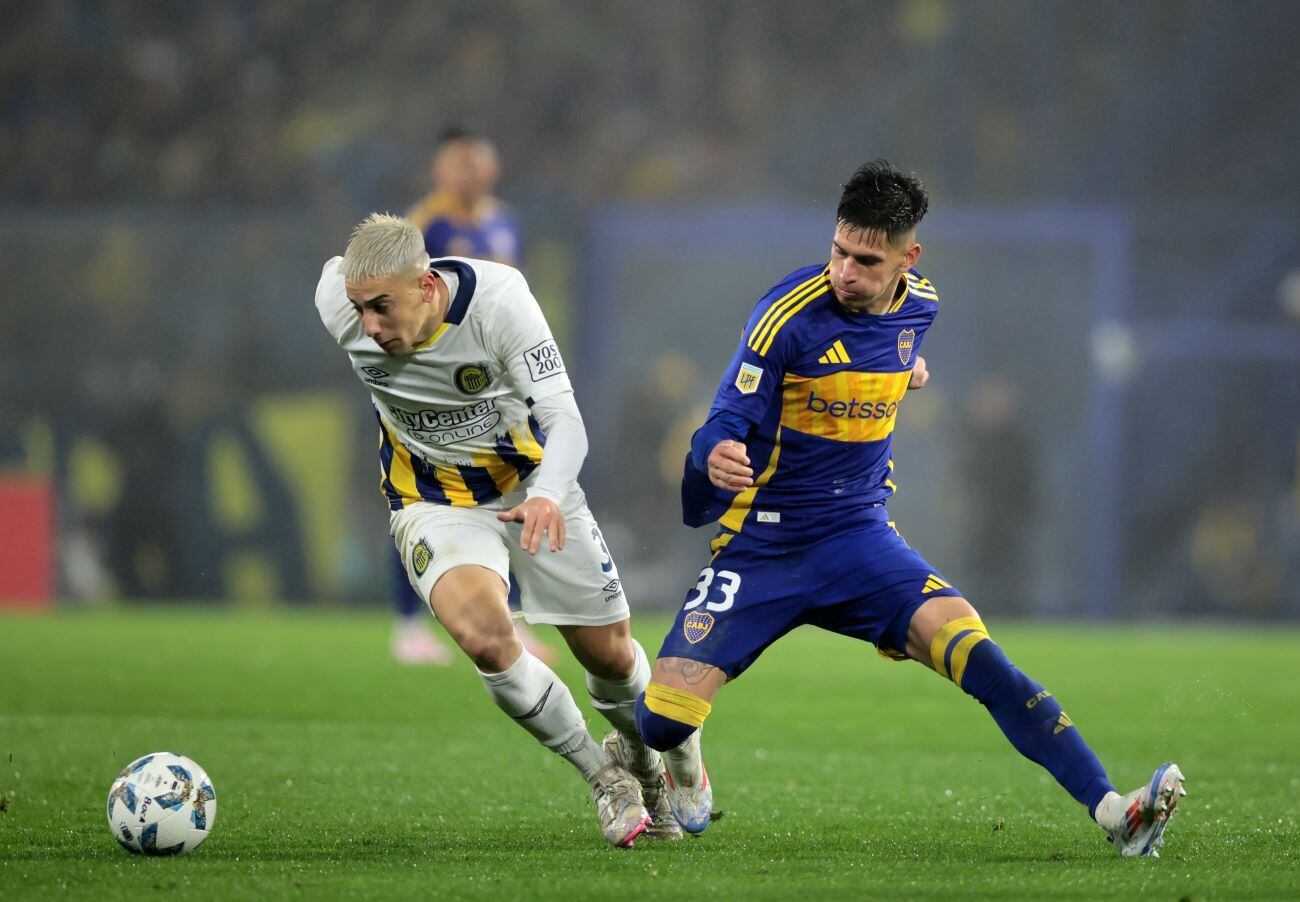 Boca se midió ante Rosario Central por la jornada 13 de la Liga Profesional. (Fotobaires)