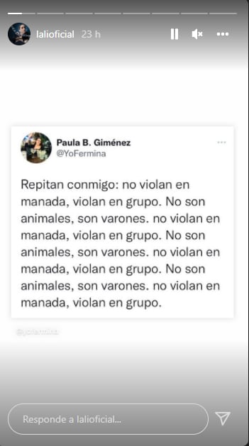 Las famosas y el repudio a la violación en grupo a una mujer en Palermo