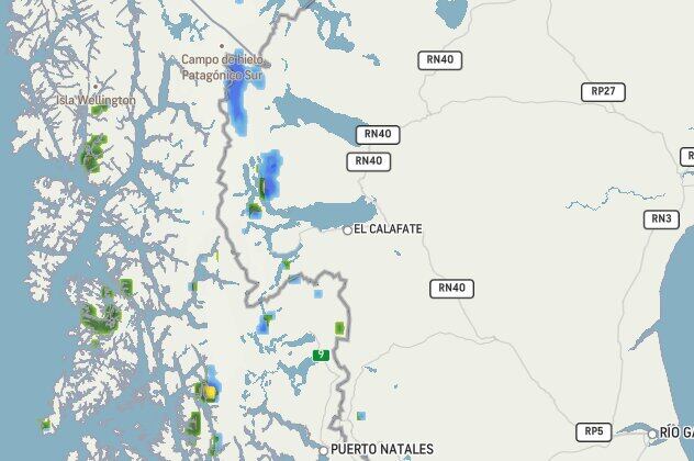 El clima en El Calafate.