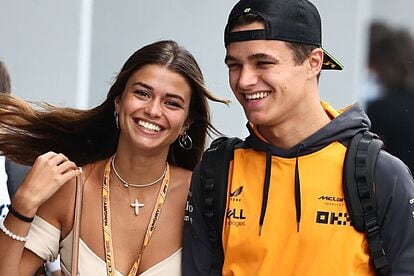 Lando Norris y su ex novia Luisinha Barosa Oliveira