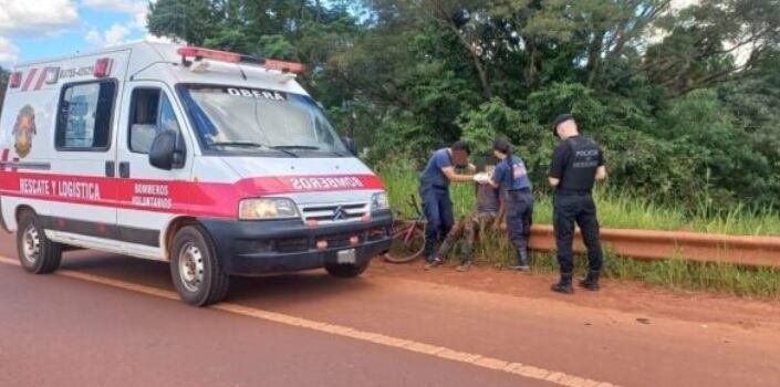 Oberá: dos siniestros viales dejaron un saldo de dos personas heridas.