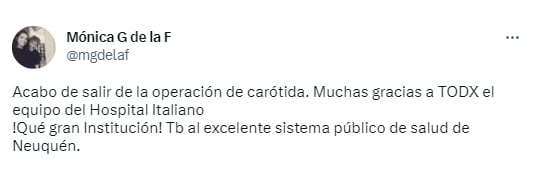 El mensaje de Boudou en redes. 