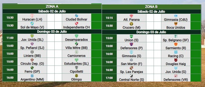 Federal A, fecha 17.