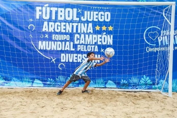 La Zona Scaloneta para disfrutar jugando al fútbol