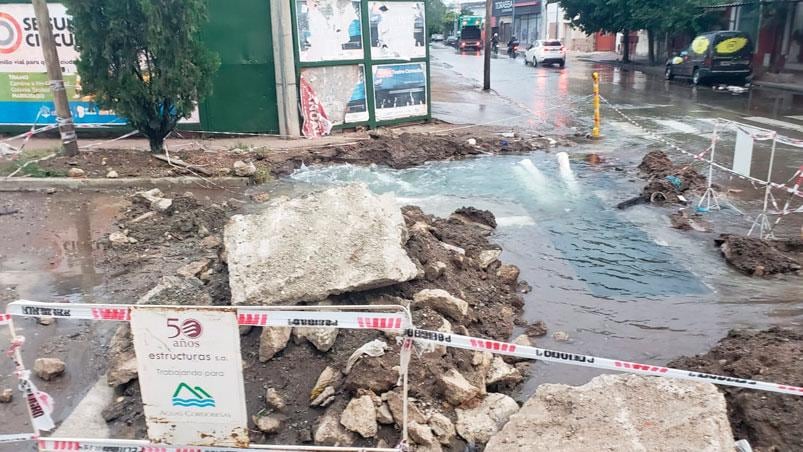 El incidente en calles Pedro Zanini y 12 de Octubre.