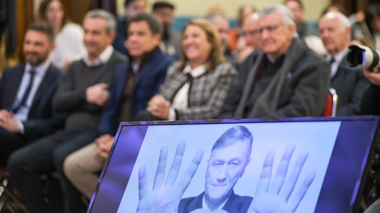 Homenaje a Hermes Binner en Diputados