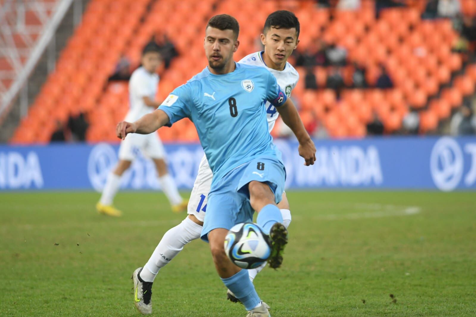 Israel venció en los minutos finales a Uzbekistán y clasificó a los cuartos de final. Foto: José Gutiérrez.