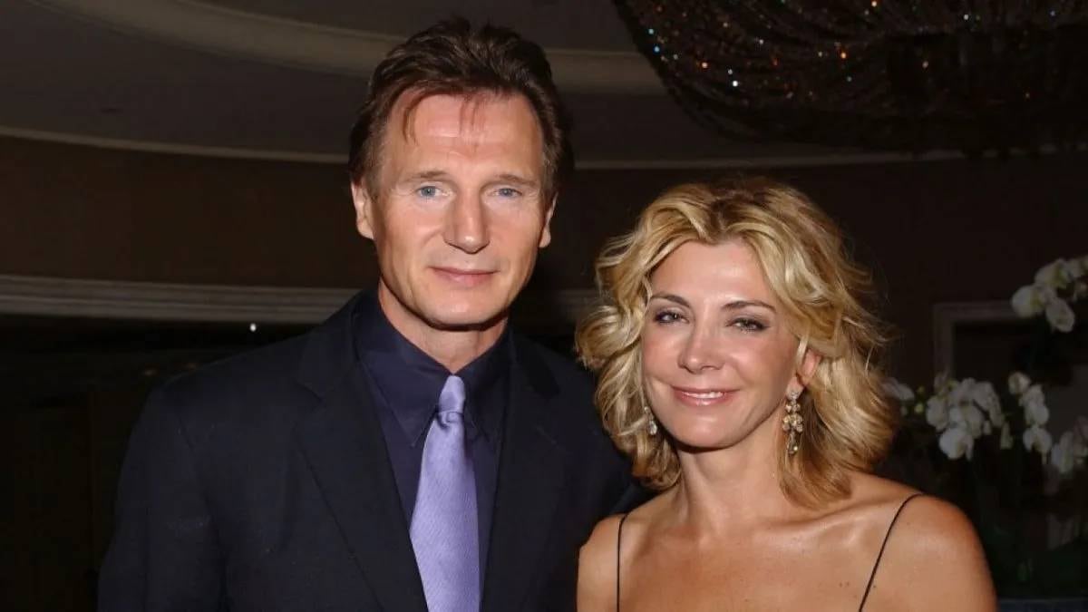 Liam Neeson junto a su esposa Natasha Richardson.