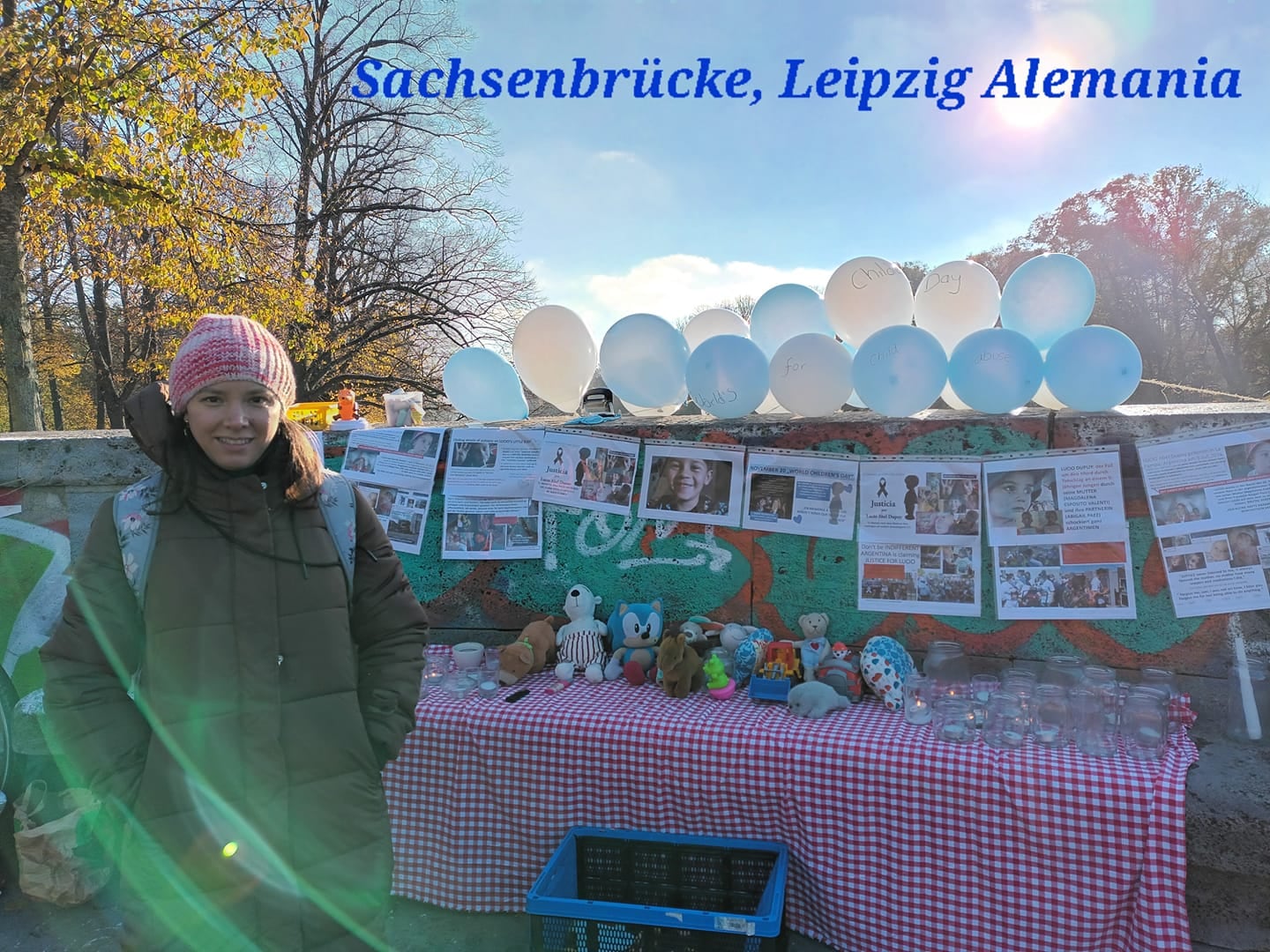 Ciudadanos alemanes de Leipzig le hicieron un homenaje a Lucio Dupuy.