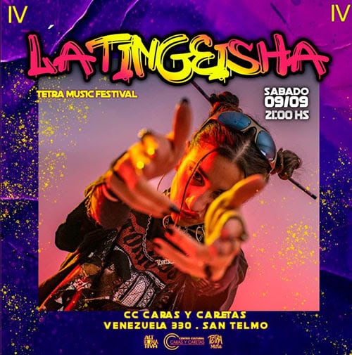 Latingeisha en vivo junto a Willy Bronca