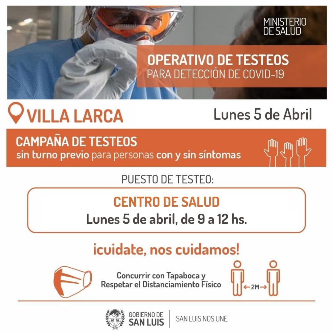 Intensifican las campañas de testeos para cortar la cadena de contagios de Coronavirus