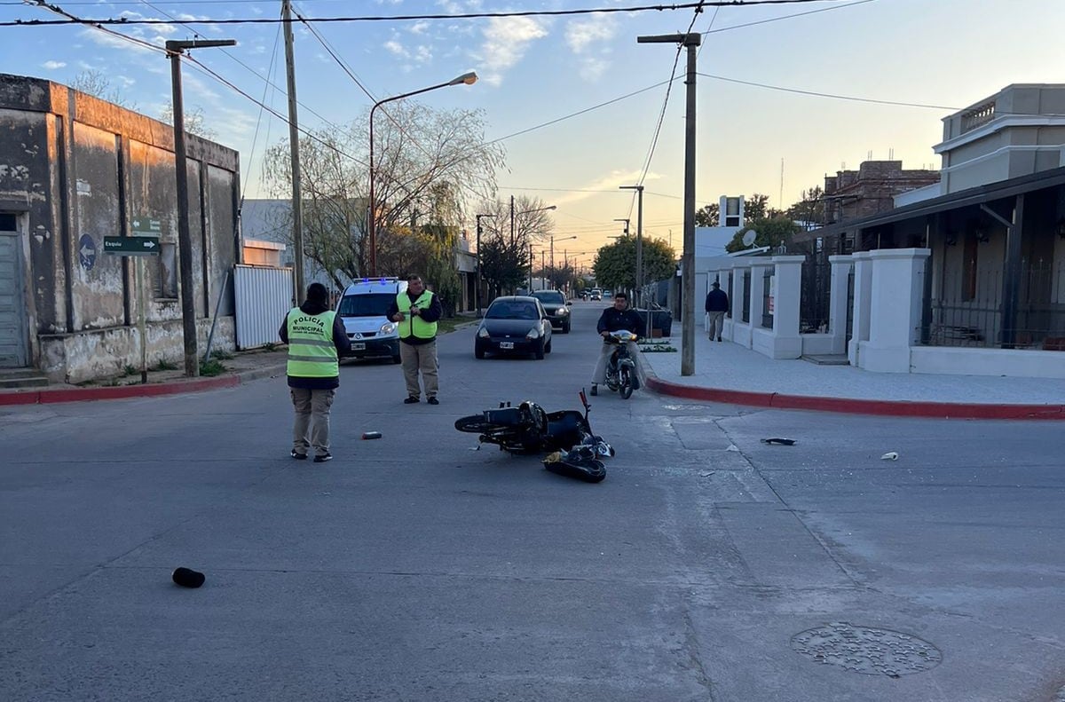 Accidente Alvarez y Esquiu en Arroyito