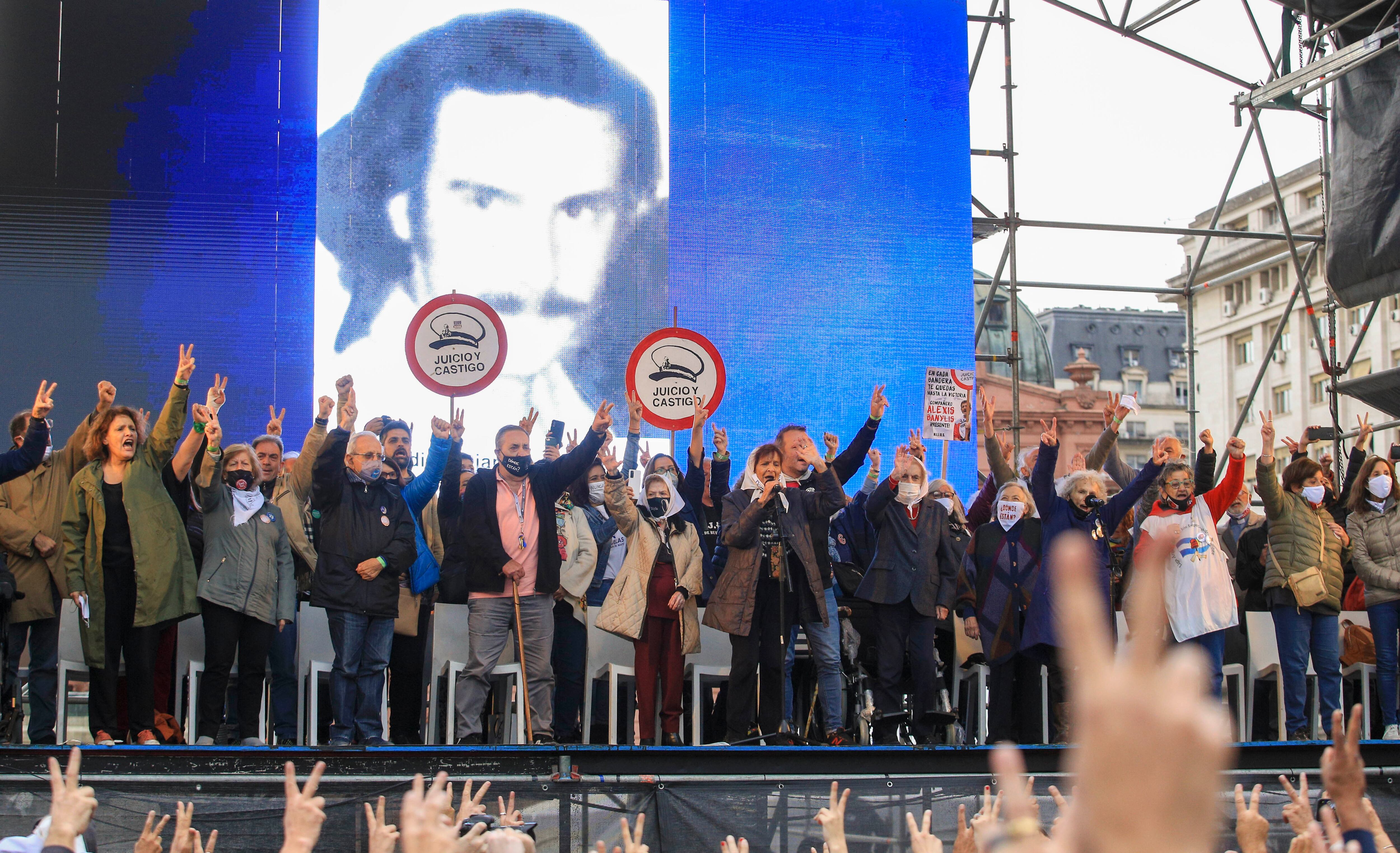 Acto del 24 de marzo en Plaza de Mayo