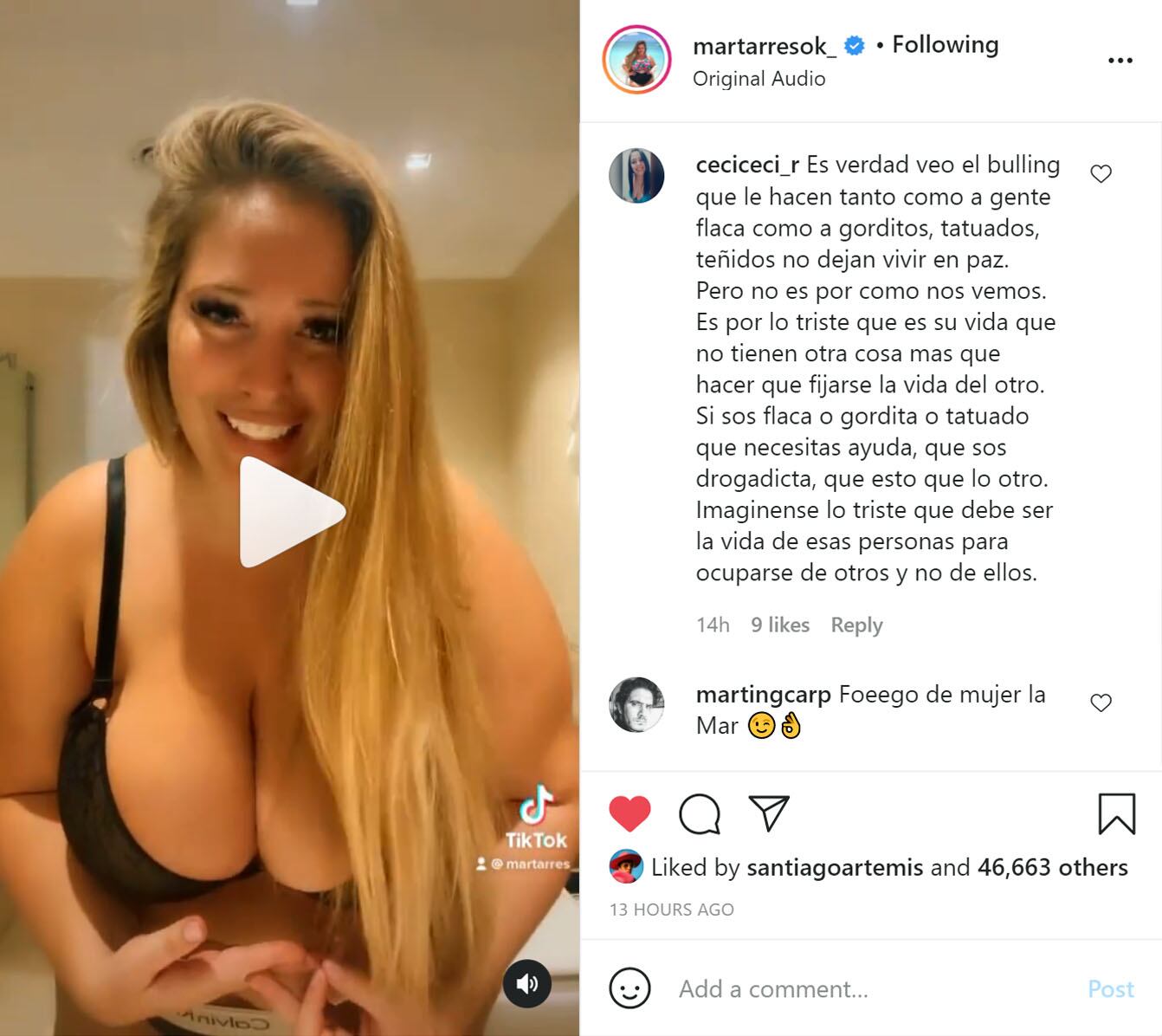 La influencer subió un polémico video a las redes, que inmediatamente se viralizó.