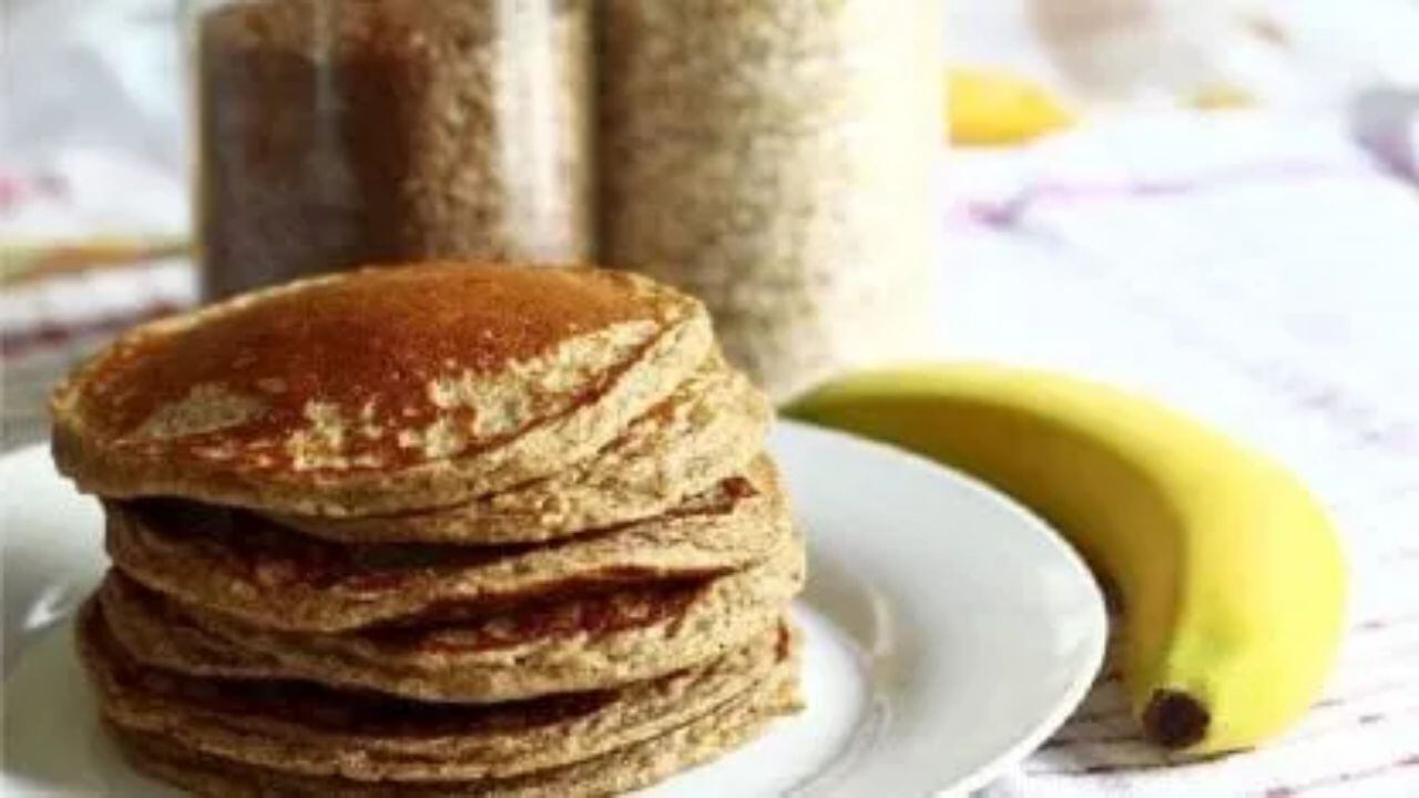 Panqueques de avena sin azúcar, sumamente saludables y fáciles de hacer