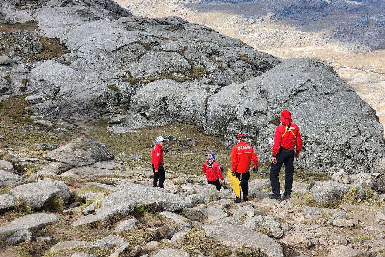 Un operativo anterior en el Cerro Champaquí (Archivo).