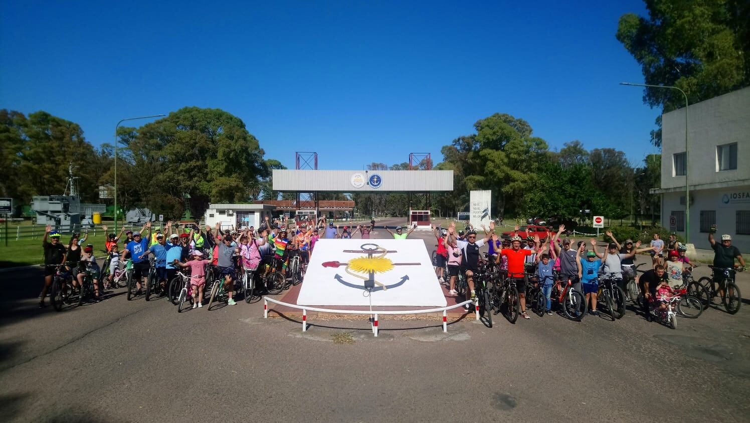 Pedaleada Histórica Familiar en Puerto Belgrano