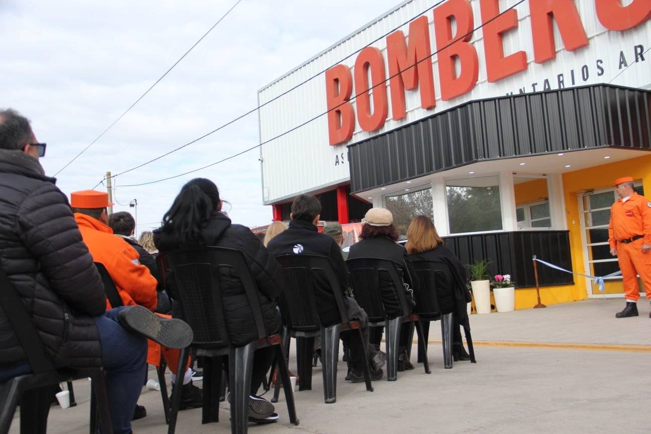 Acto Día del Bombero en Arroyito