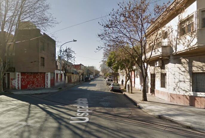 Lugar donde asesinaron a Carlos Fernández.