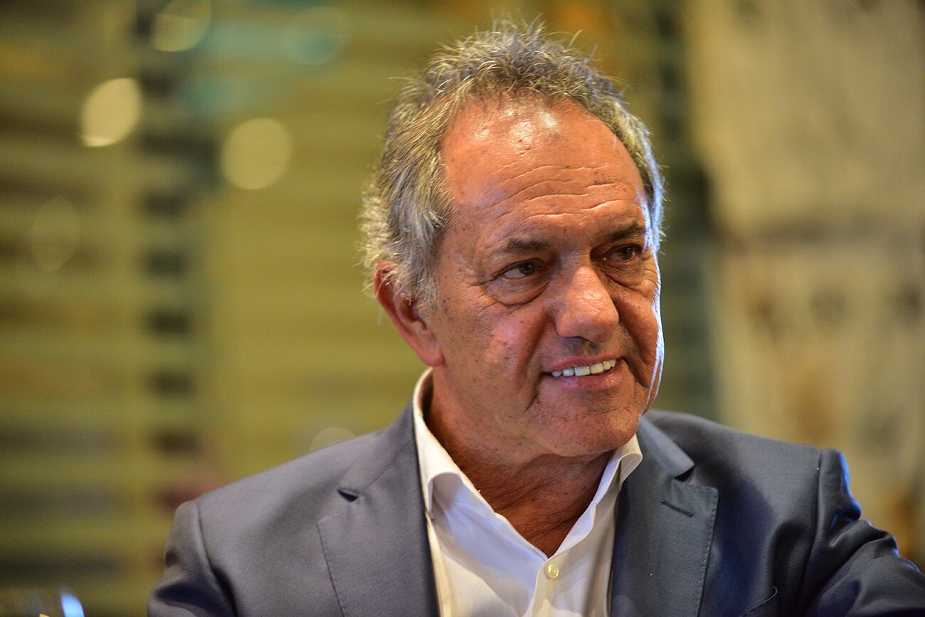 Daniel Scioli ya se lanzó como precandidato a presidente.