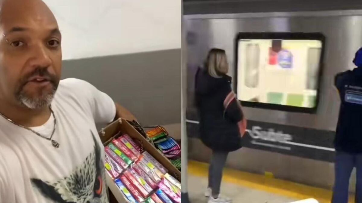 Es vendedor en el subte y reveló cuánto gana por día: “¿No está tan mal, no?”