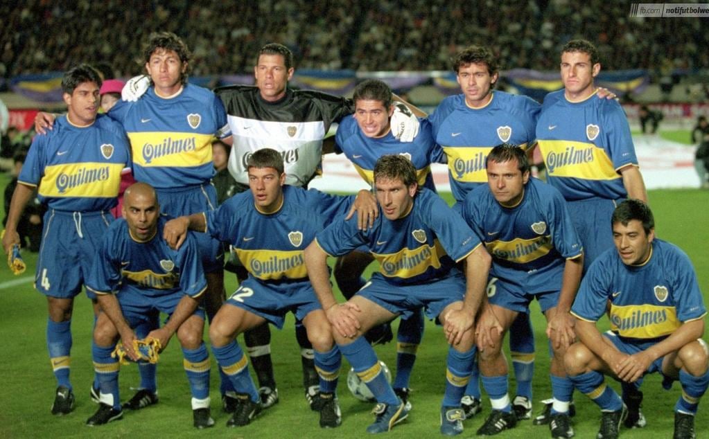 Los 11 de Boca que le ganaron al Real Madrid en 2000, con Battaglia y Bermúdez de titulares.