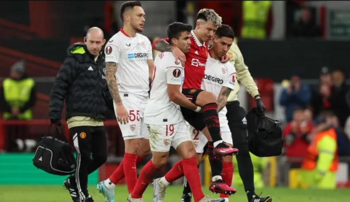 Preocupación en la Selección Argentina: confirmaron qué le pasó a Lisandro Martínez en el partido del Manchester United