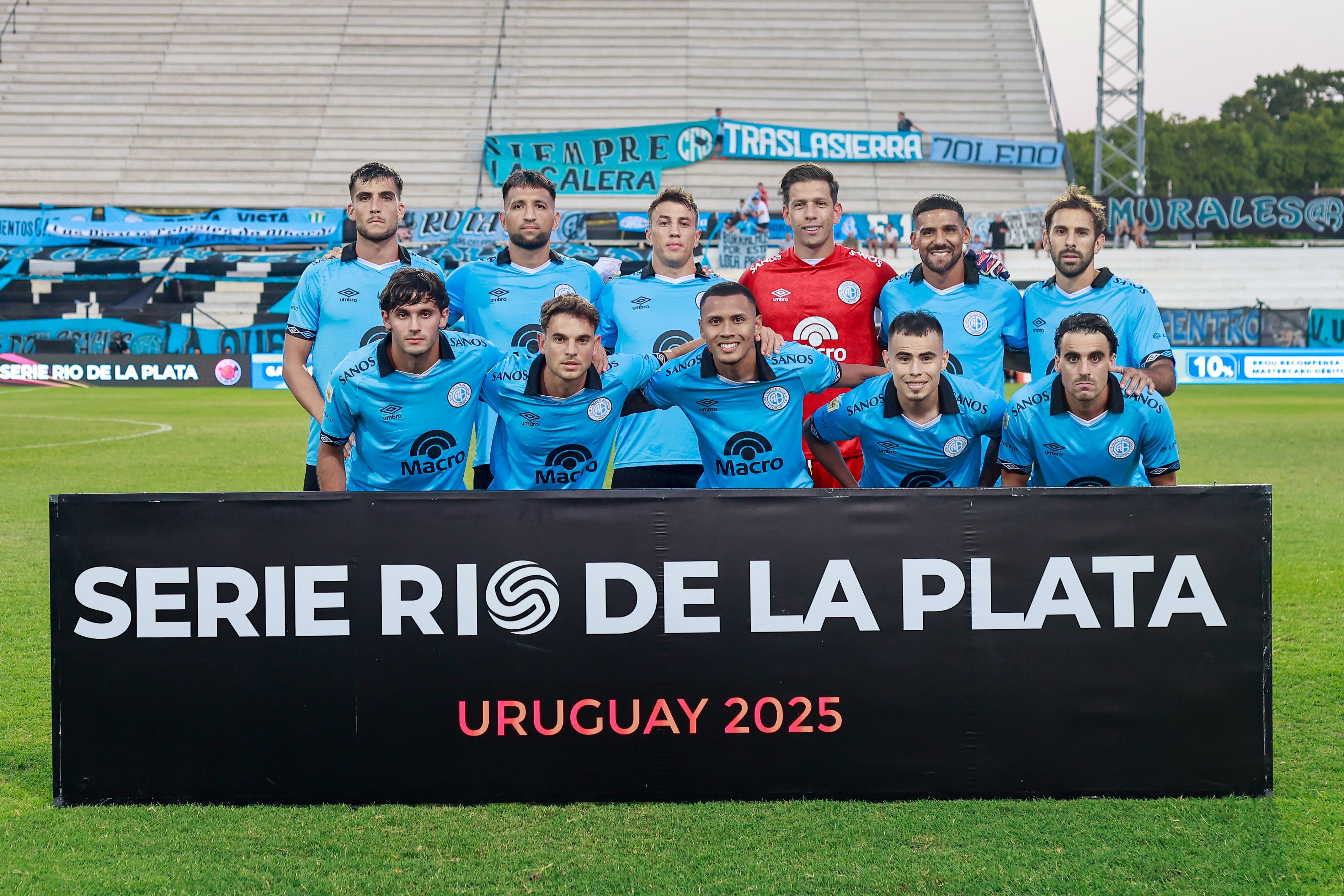 Belgrano visitó a Montevideo Wanderers por la Serie Río de la Plata. (Prensa Belgrano)