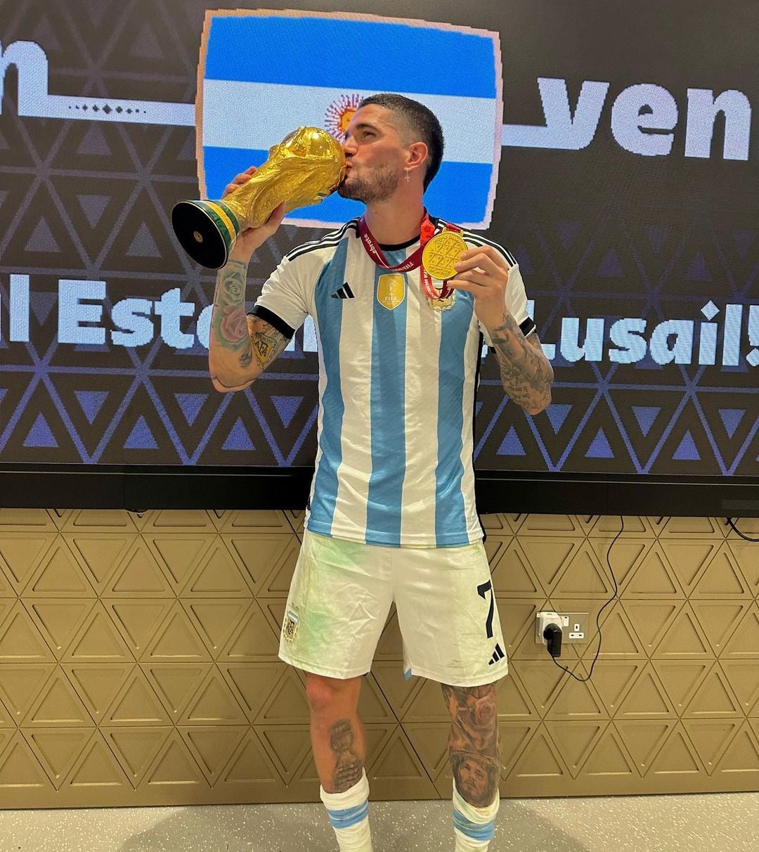 Las palabras de Rodrigo de Paul tras el triunfo de la Selección Argentina.