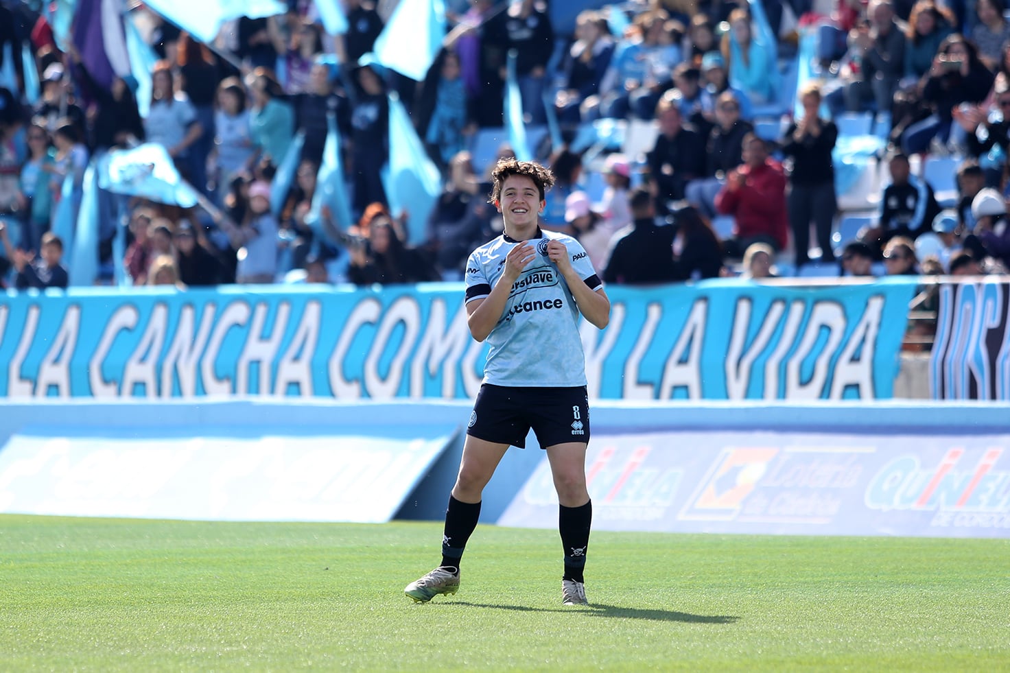 Maldonado, la gran goleadora de Belgrano este domingo (Foto: Prensa CAB).