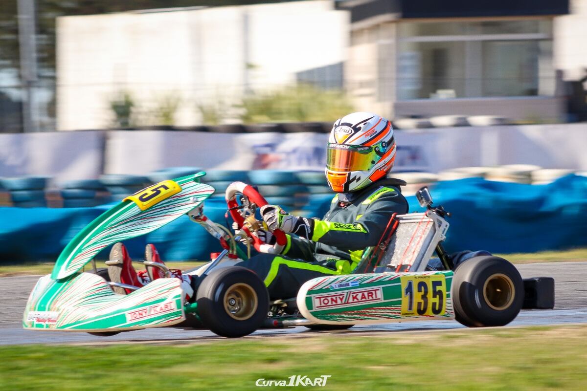 Fausto Arnaudo corrió en Buenos Aires en el cierre del Trofeo de Invierno de Rotax