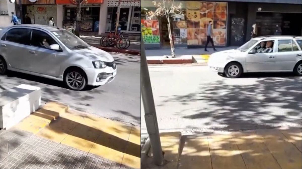 El enojo de un cordobés que se hizo viral: “Las sillas de rueda deberían bajar por la senda peatonal”