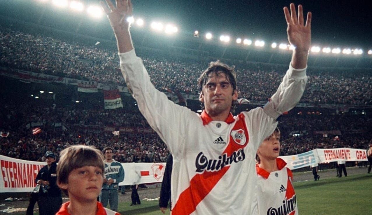 Despedida de Enzo Francescoli en 1997.