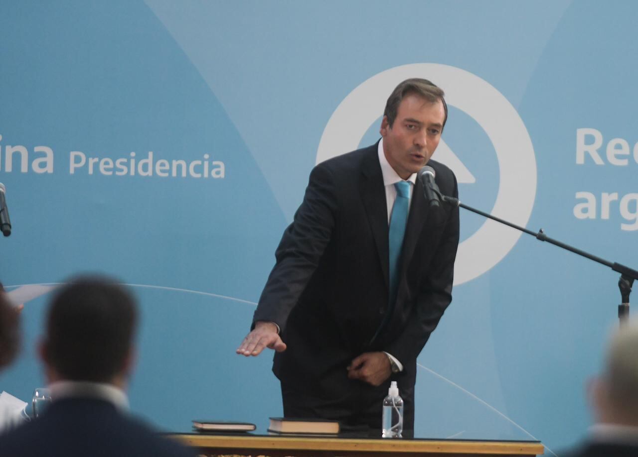 Alberto Fernández le tomó juramento a Martín Soria, el nuevo ministro de Justicia y Derechos Humanos