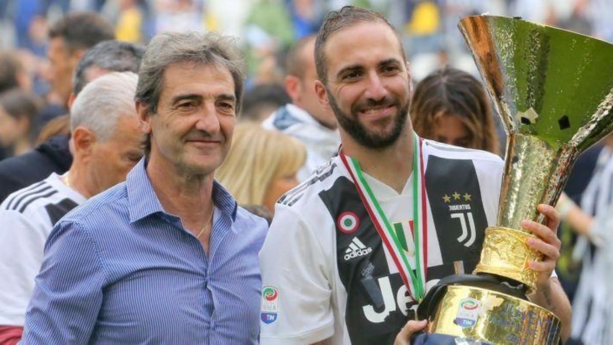 Jorge Higuaín y su hijo Gonzalo, quien se retiró en el Inter de Miami (La Voz).