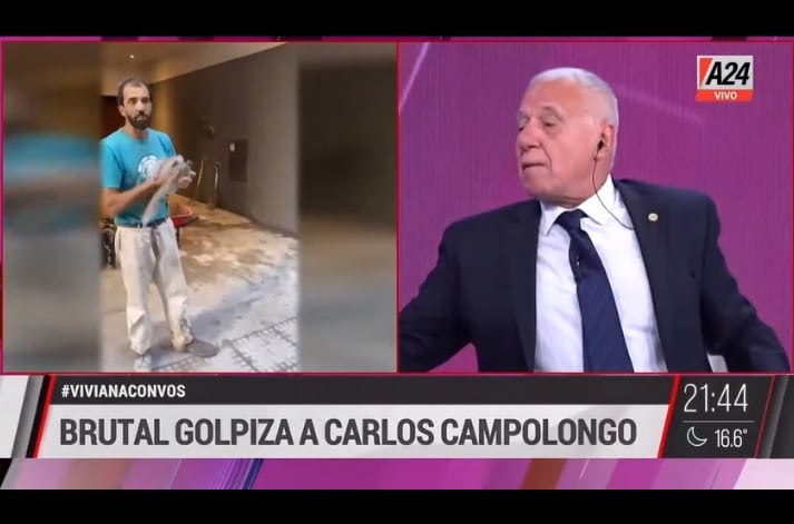 Carlos Campolongo fue agredido