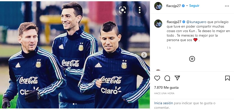 Pastore y Agüero compartieron el plantel argentino que disputó el Mundial de Sudáfrica 2010.