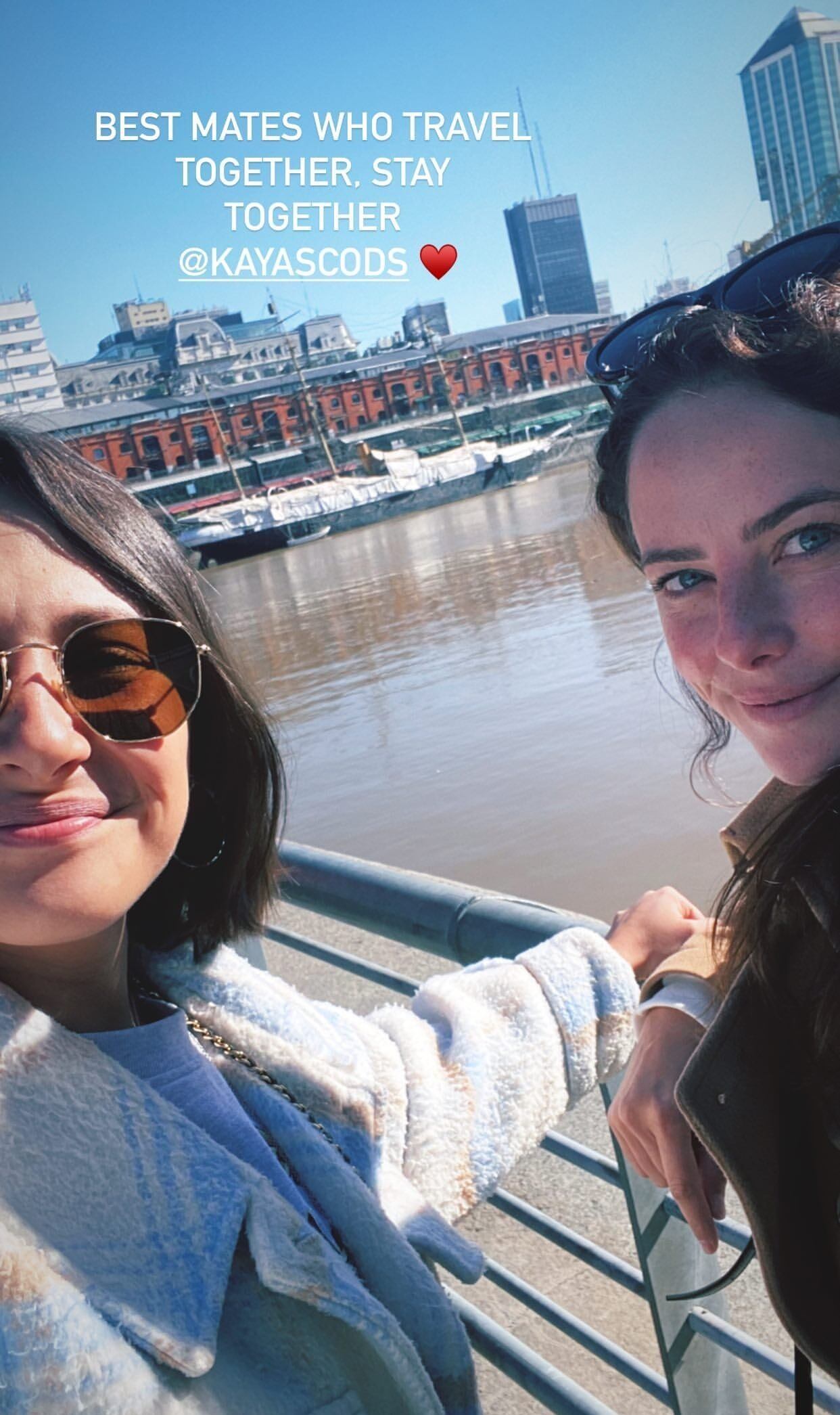 Kaya Scodelario en Puerto Madero.